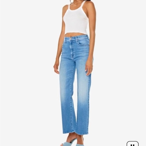 MOTHER straight Blue Jeans NEW - Picture 2 of 8